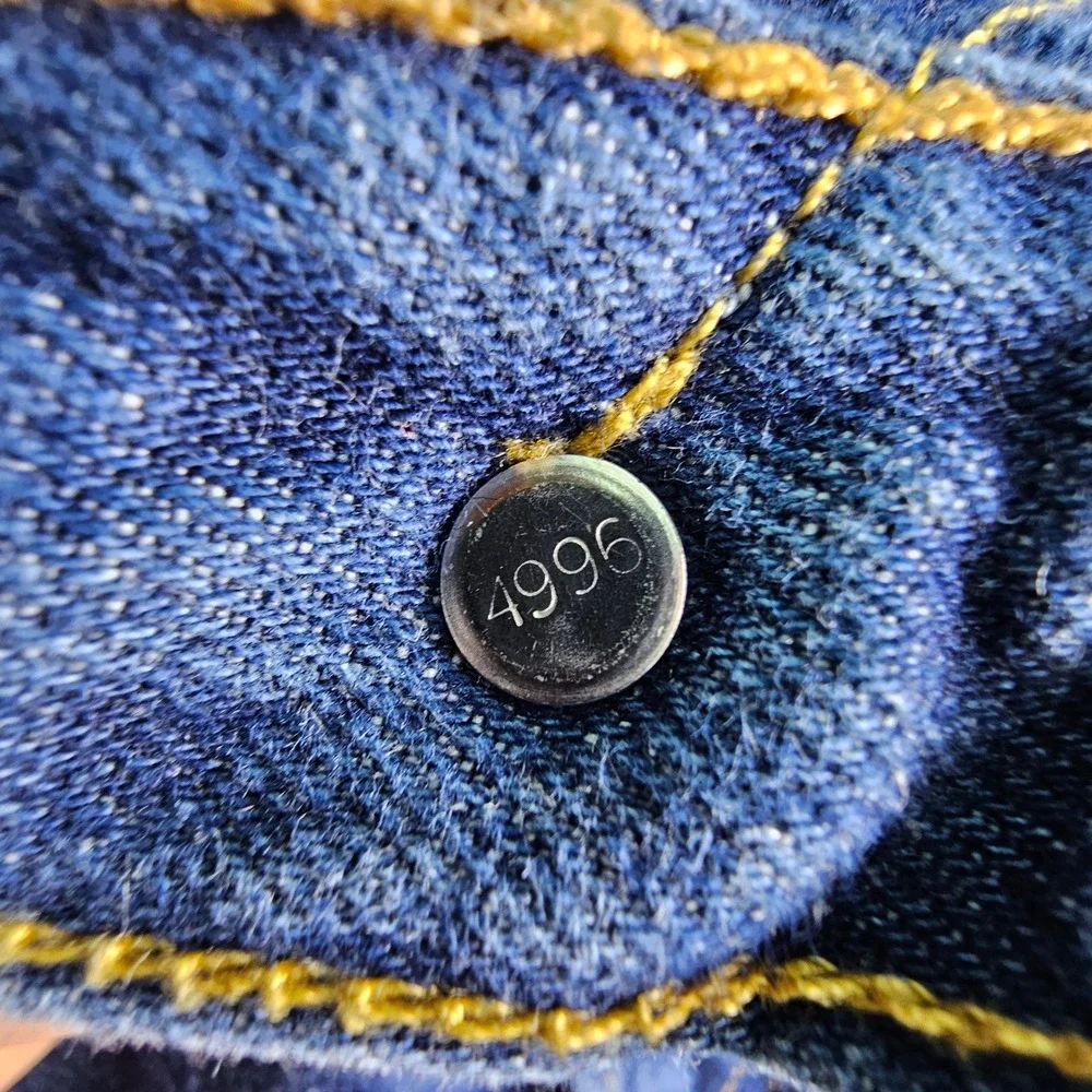 Levi's 501 Original Fit Jeans Men's 32x28 (Tag 34x30) Button‎ Fly Dark Stonewash